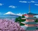 日本の四季を手描きしています 手描き日本の四季デジタルイラストをSNSアイコンや壁紙に！ イメージ4