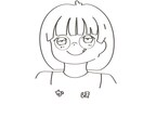 大切な人にオリジナルの塗り絵を届けます データをコピーすれば何回でも何色でも一緒に色塗りできます！ イメージ1