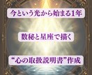 生年月日から1年の心の取説を描きます 行動構造と心の季節を読む一年間のひかり診断 イメージ2