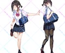 キャラクターの立ち絵を描かせていただきます 自分だけのオリジナルイラストが欲しい方へ イメージ1