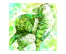 お好みのテイストでペットの似顔絵を描きます 水彩画風またはザカザカとした油彩画風のどちらかで絵を描きます イメージ10