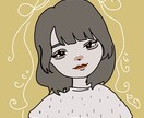 可愛く特徴的な似顔絵を作成します やわらかく、特徴的でかわいい似顔絵 イメージ3