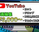 YouTubeの動画編集承ります 多様なジャンル対応可能！１つ１つ丁寧に動画編集します！ イメージ1