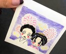 既存キャラクターを私の絵柄で書きます 贈り物のワンポイント、付箋等として！ イメージ3