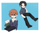 デフォルメイラスト制作します オリジナルキャラクターを可愛く イメージ3