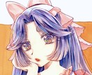 SNSアイコン/イラスト描きます アイコン、ヘッダー、一枚絵からVTuberなどのキャラデザ等 イメージ1