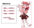 商用利用可能！ポップなデフォルメイラスト描きます 【見栄え◎】個性あふれる「かわいい！」をお求めのあなたへ イメージ2