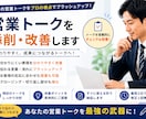 営業トークを添削・改善します あなたの営業トークを伝わりやすく改善します イメージ1