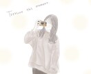 お気に入りの写真をおしゃれなイラストにします 優しい色味のイラストをお届けします イメージ7