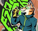 ポップでFunkyなSNSアイコンをお安く描きます 目立つアイコンが安くほしい？？それならお声がけください！！ イメージ3