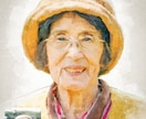 遺影写真を絵画調に加工します 遺影をイラストにして、あたたかい雰囲気の葬儀にしてみませんか イメージ5