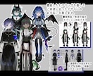 毒っぽカッコ可愛い子でVTuberデビュー出来ます 個性的でカッコよくて可愛い、live2Dモデルの子をデザイン イメージ6