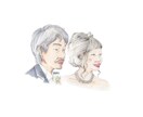 水彩風手書き似顔絵描きます 大切な人へのプレゼントや記念にいかがですか イメージ2