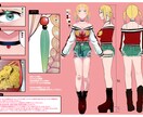 Vtuber向けLive2D用アバター製作承ります アバターの新規作成・アップデート等、キャラデザ〜パーツ分まで イメージ2