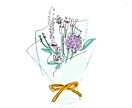 シンプルで雰囲気のあるイラスト描きます SNSアイコン、プロフィール画像等に！ イメージ7