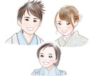 印刷可。安いそっくりな似顔絵でプレゼント作ります 写真からゆるい似顔絵作ります。プレゼントにおすすめです イメージ6