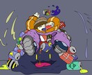 デザイン学部生によるポップなアートを提供します どんなご希望にも添えるようがんばります。 イメージ5