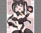 かわいい女の子を描きます 筆早！かわいい女の子を厚塗り寄りで描きます！ イメージ3
