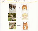 ほっこりのほほんとした愛犬のにがおえ描きます SNSなどのアイコンにぴったり！愛犬のゆるかわイラストです イメージ1