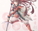 戦国の英雄・武将などの歴史的な人物キャラを描きます 奮い立つ戦国英雄・武将キャライラスト イメージ7