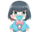 赤ちゃん化イラスト承ります アイコンなどに使いやすくてかわいい赤ちゃんイラスト！ イメージ8