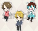 商用利用可！可愛いミニキャライラスト作成します アイコンやサムネイル、グッズなどにおすすめ！ イメージ2