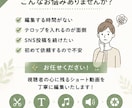 SNSショート動画を編集します SNS動画を丁寧・迅速に編集します イメージ2