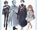 TRPG、配信等のキャラクター立ち絵お仕立します 細部までこだわった、貴方だけの特別なお姿をデザインします！ イメージ7