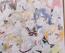 色紙を送る相手の好きなキャラクターを色紙に書きます 誕生日、サプライズ、記念日などなど イメージ2
