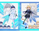 全身キャラデザ込でTRPG向けの立ち絵を制作します 長納期でお安く！現代やファンタジーなど イメージ4