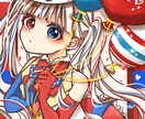 お手頃でカラフルな可愛いアイコンイラスト描きます あなたのオリジナルキャラクターを可愛くアイコンにいたします！ イメージ4