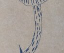 ボールペンで植物、海の生き物のイラスト描きます ワンポイントのイラスト描きます イメージ1