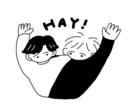 ゆるくて柔らかい線画のイラスト描きます しっかりしすぎず、落書きすぎない塩梅の線画イラストです。 イメージ5