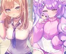 VTuber1枚絵、オリキャラアイコンなど描きます 厚塗りでSNSで使えるアイコンを作成します！ イメージ6