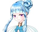 キャラ絵のアイコンなど、描きます SNSなどのアイコンに使えるキャラ絵を描きます イメージ1