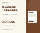 飲食店の新人が迷わない手順書を作成します 10業務の手順と教育チェック表を整備 イメージ1