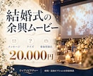 結婚式の余興・参加型ムービーを制作します メッセージやクイズでゲストと楽しむオリジナル映像 イメージ1