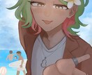 SNSやグッズに使える一枚絵を作成します 絵画の様な一枚絵を作成致します！ イメージ6