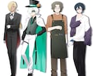 TRPG、ゲーム用の立ち絵お描きします アニメ塗り+ブラシ塗りな立ち絵制作 イメージ3