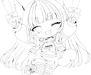 線画制作いたします ラフからでも0からでもお受けします！ イメージ1