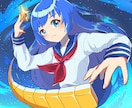 一枚絵やグッズ用SDが使いやすい！絵柄で描きます Vtuberさんのヘッダー&サムネイルイラスト制作実績あり! イメージ7
