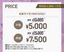 安心クオリティでスピーディーに名刺作成します 実績20年以上のデザイナーが作成! イメージ3