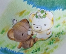 クロくまがアナタの心を温めるイラスト描きます 泣きたい時に見ると気持ちがリセットされて落ち着くんだよね…。 イメージ7