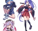 イラスト全般承ります かっこいい&かわいいイラストならお任せください！ イメージ4