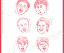 海外風のラフな手描き似顔絵アイコン描きます 海外風のラフでオシャレな雰囲気の似顔絵アイコンにしませんか？ イメージ7