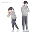 動画用イラストなど！かわいいイラスト描きます アイコン/ヘッダー/動画など様々な用途のイラスト承ります！ イメージ7
