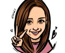 オリジナルアイコン似顔絵描きます ホームページや名刺にもそっくり似顔絵をぜひ イメージ1