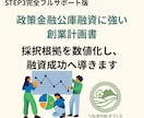創業者向け政策公庫融資計画を設計します 経営理念・根拠数字・市場性を丁寧に整理します。 イメージ1