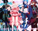 IRIAM•17LIVE•TRPGイラスト描きます 思わず目をひく！キャッチーでキュートな立ち絵を制作します！ イメージ4