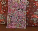 ゴスロリ系少女描きます 手描き♡ゴシックロリータ少女ハンドメイドイラスト♥︎ イメージ7